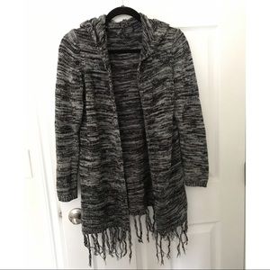 ALMOST FAMOUS HOODED CARDIGAN